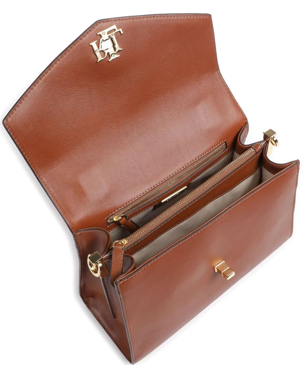 Farrah 27 Handtasche fein genarbtes Rindsleder braun