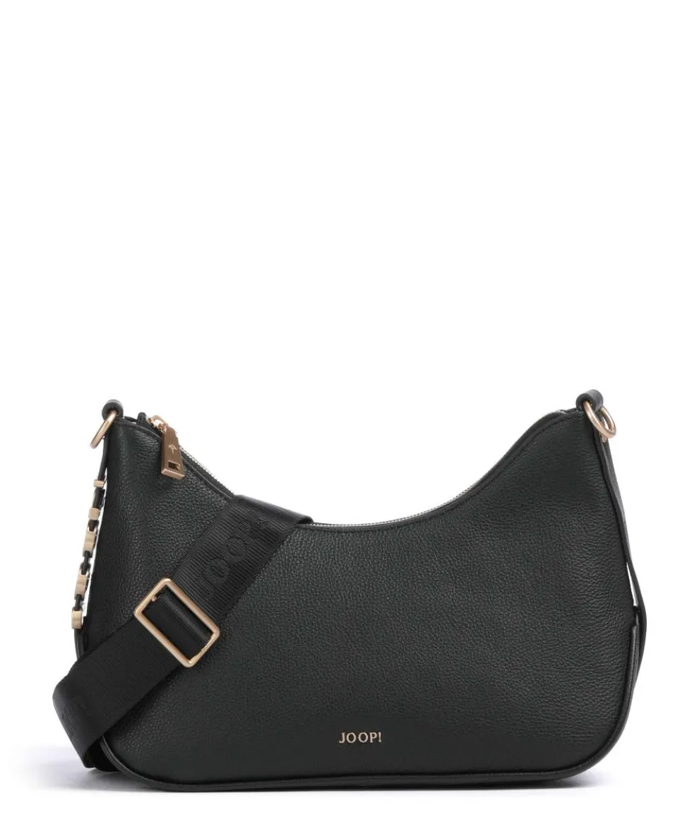 Fatto Aimee Umhängetasche genarbtes Leder schwarz