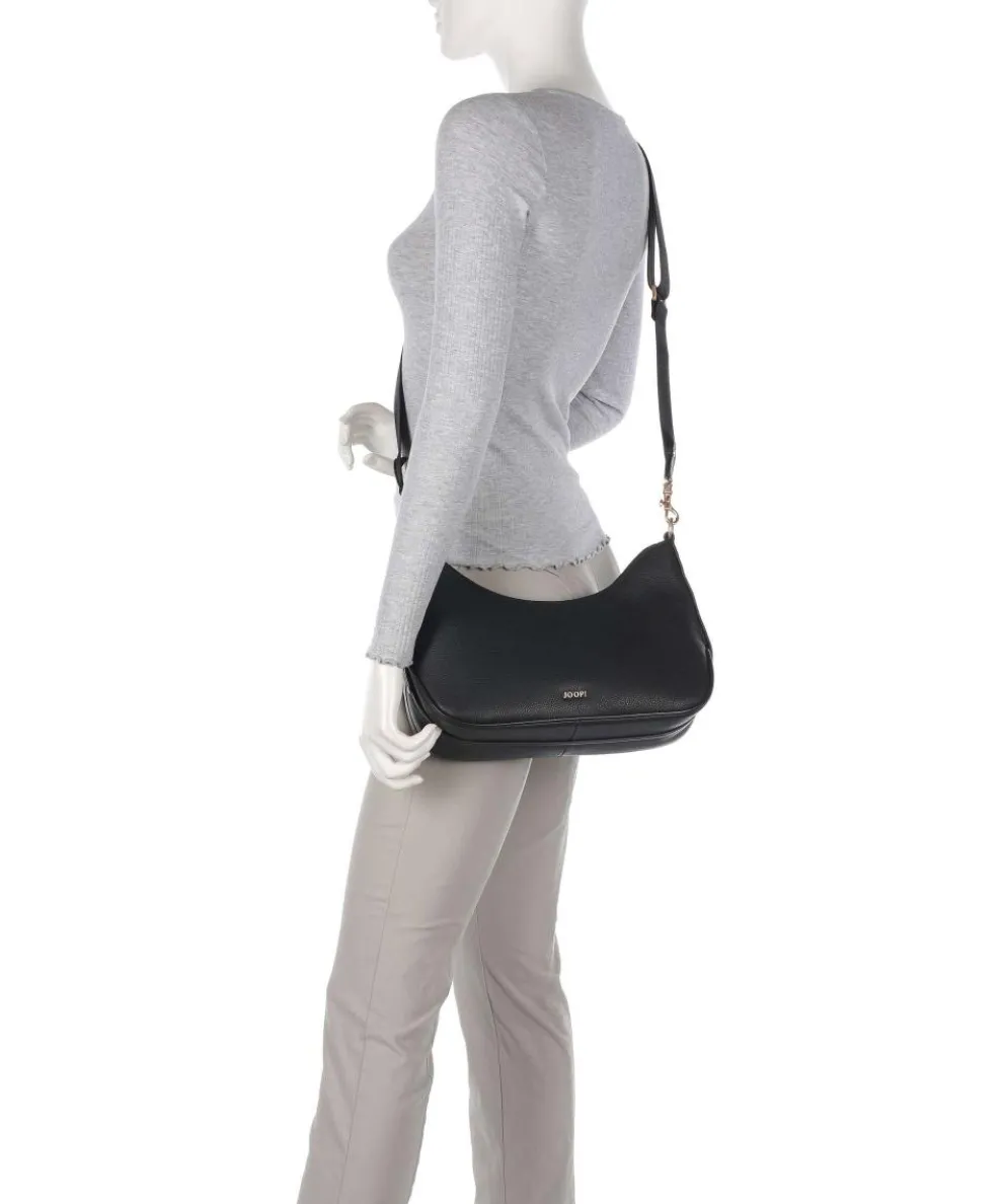 Fatto Aimee Umhängetasche genarbtes Leder schwarz