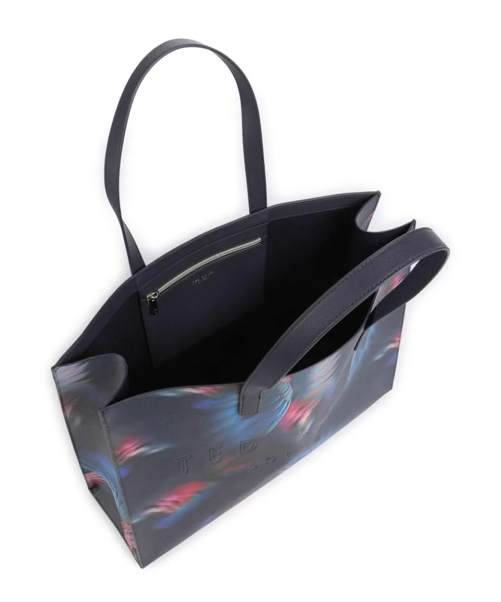 Feaicon Shopper Lederimitat navy