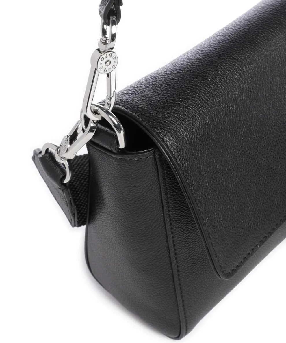 Epson Temi Schultertasche genarbtes Rindsleder schwarz