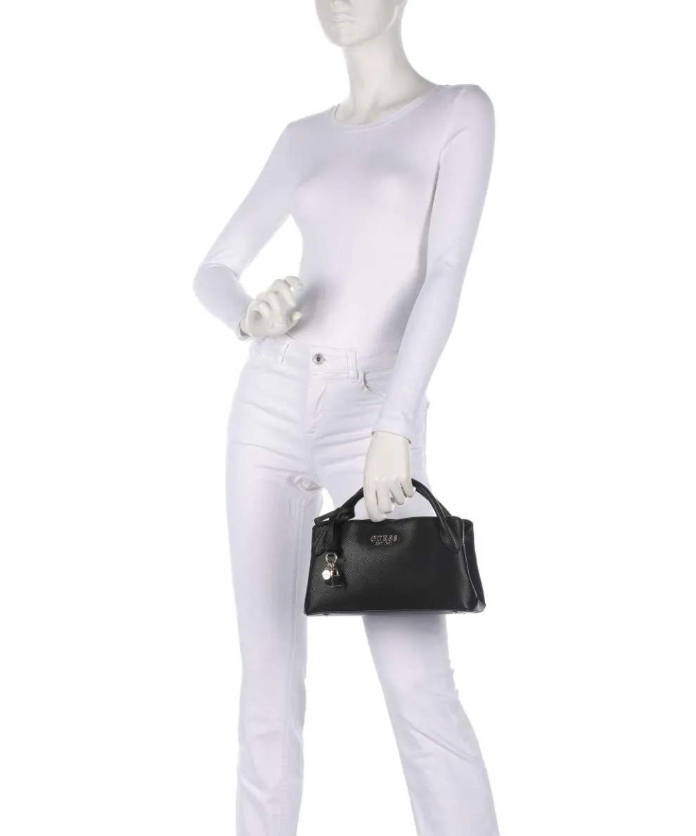 Fedena Handtasche Lederimitat schwarz