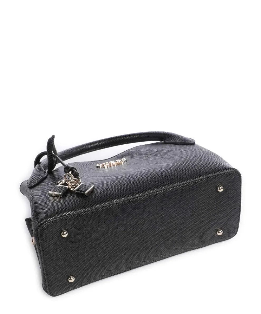 Fedena Handtasche Lederimitat schwarz