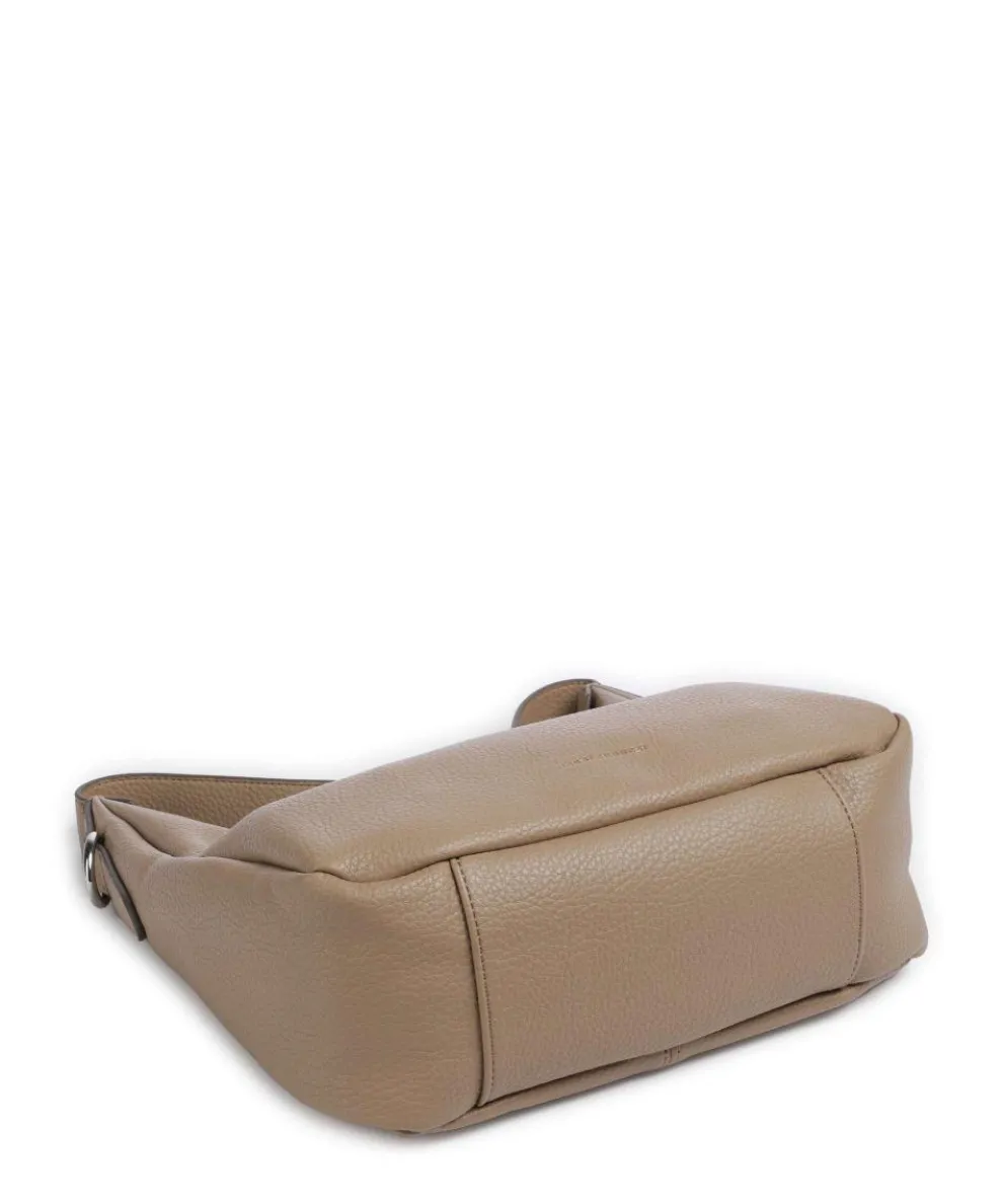 Feel Wild Beuteltasche genarbtes Leder hellbraun