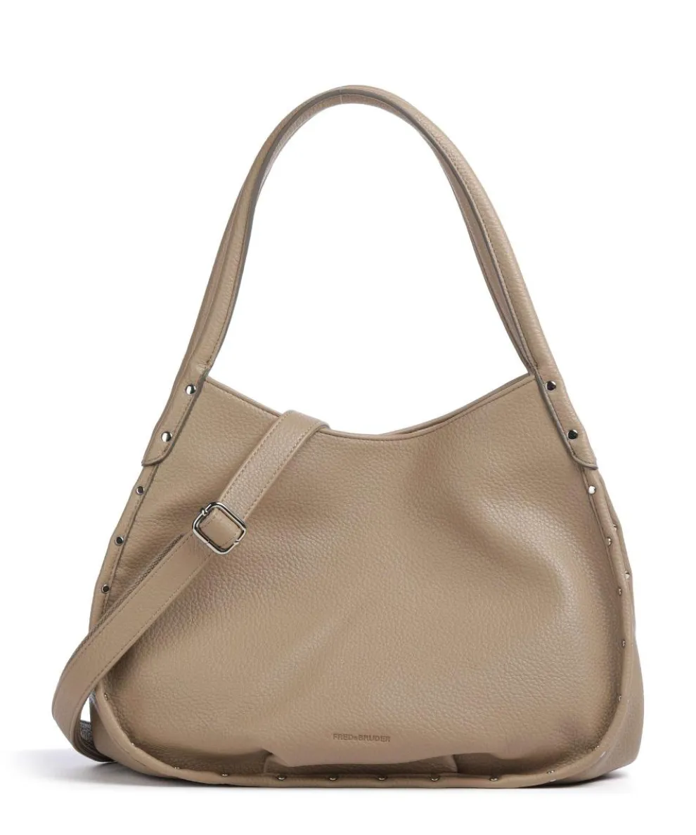 Feel Wild Shopper genarbtes Leder hellbraun