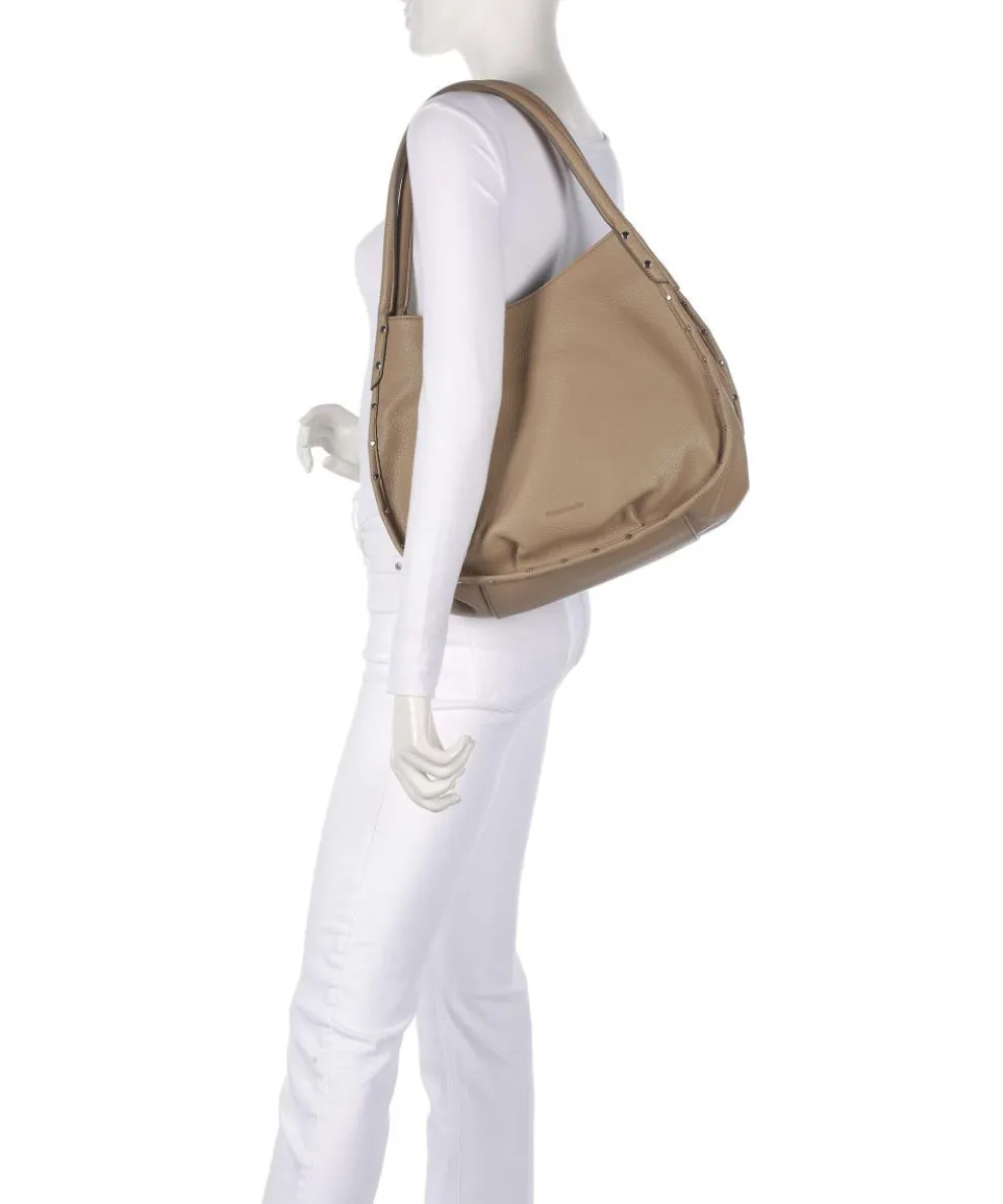 Feel Wild Shopper genarbtes Leder hellbraun