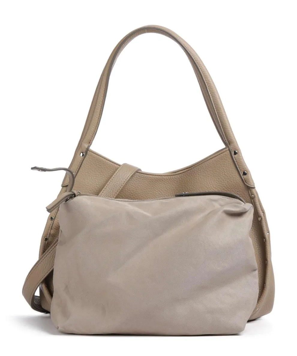 Feel Wild Shopper genarbtes Leder hellbraun