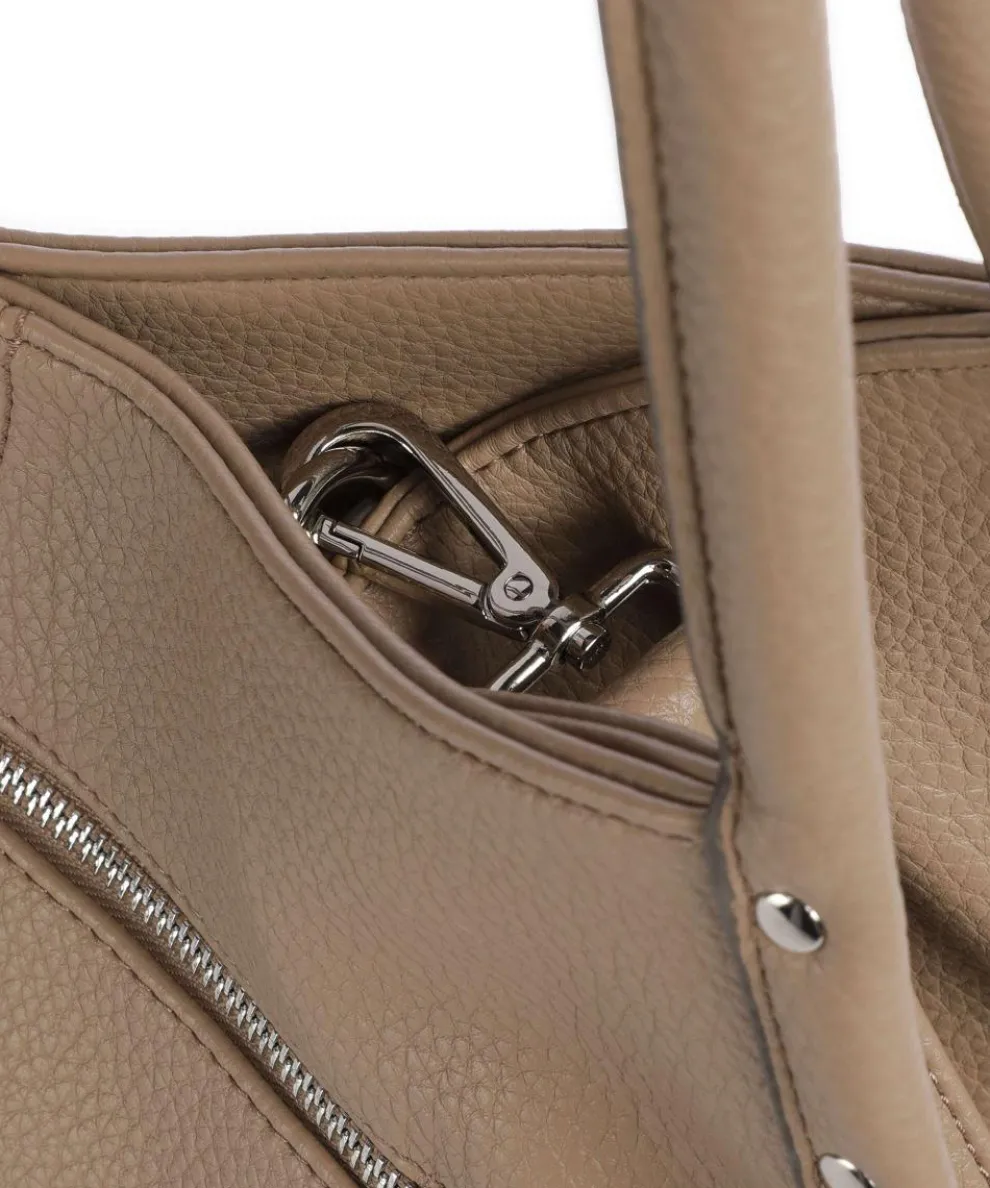 Feel Wild Shopper genarbtes Leder hellbraun