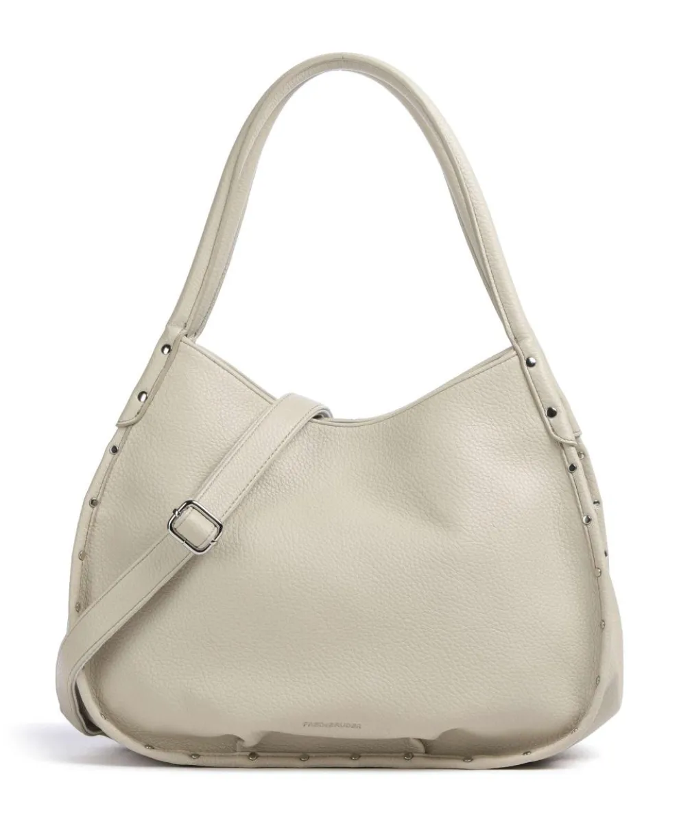 Feel Wild Shopper genarbtes Leder beige/gelb