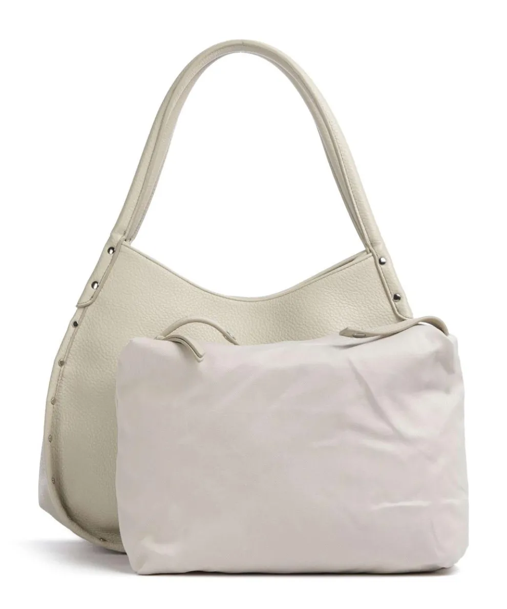 Feel Wild Shopper genarbtes Leder beige/gelb