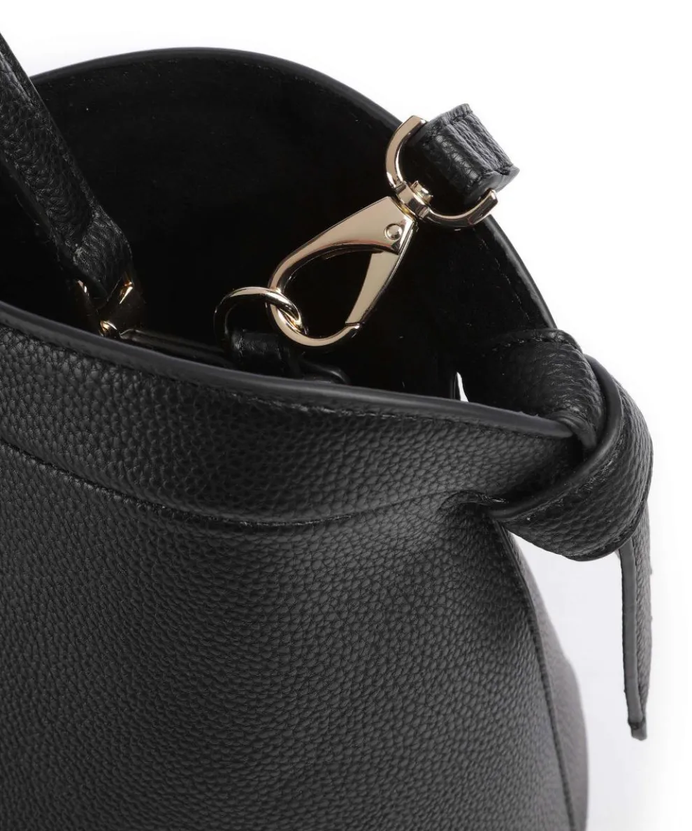 Femke Handtasche Lederimitat schwarz