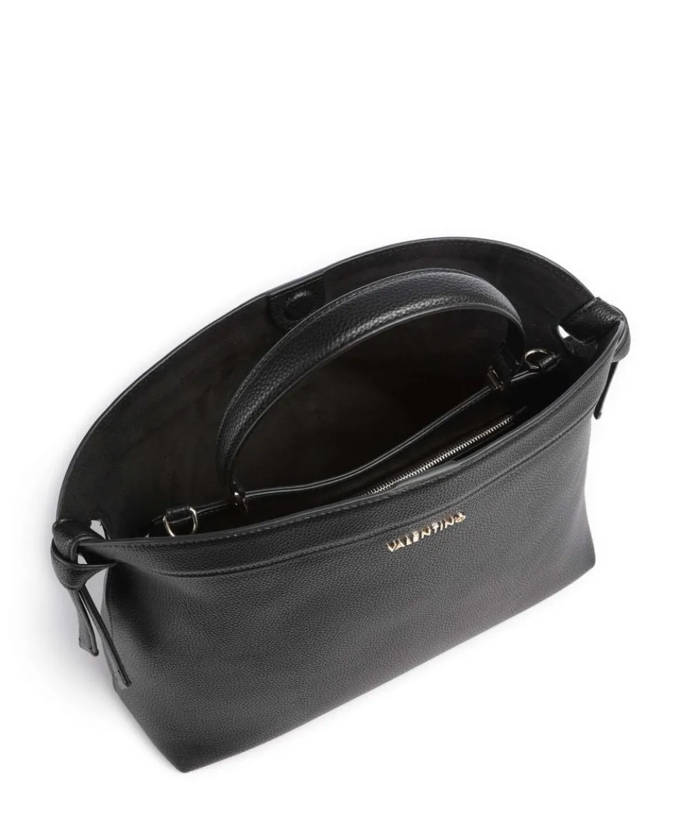 Femke Handtasche Lederimitat schwarz