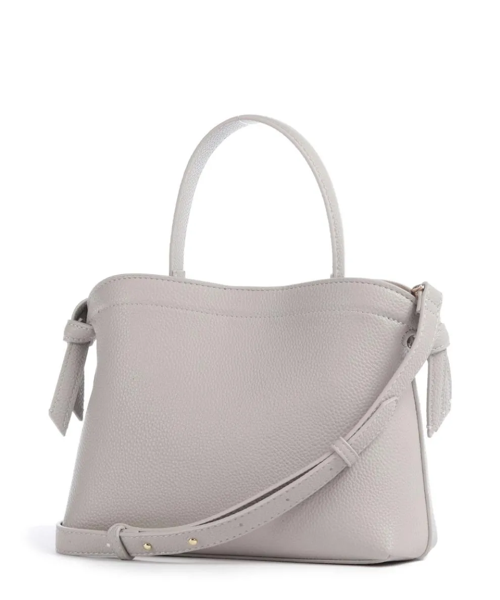 Femke Handtasche Lederimitat hellgrau