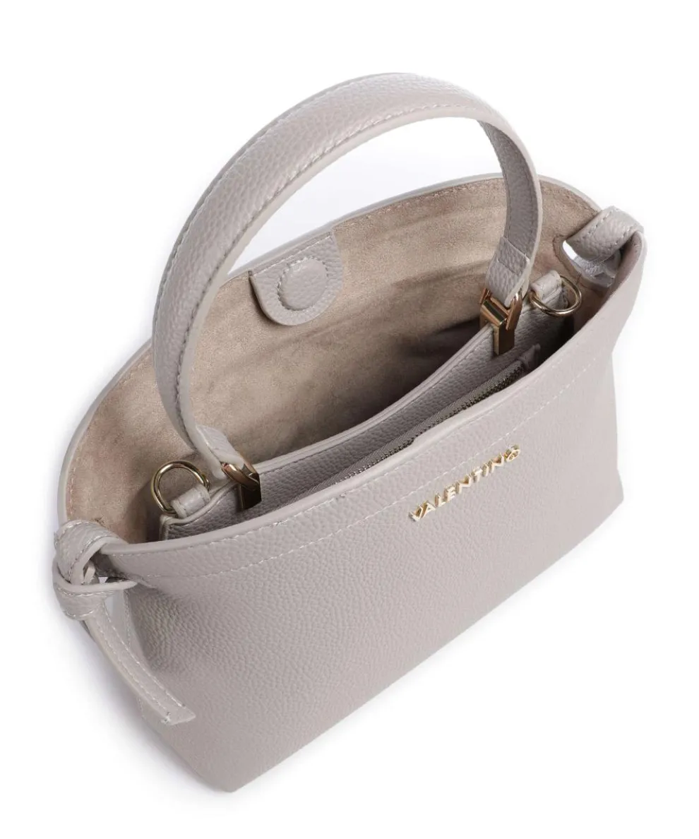 Femke Handtasche Lederimitat hellgrau