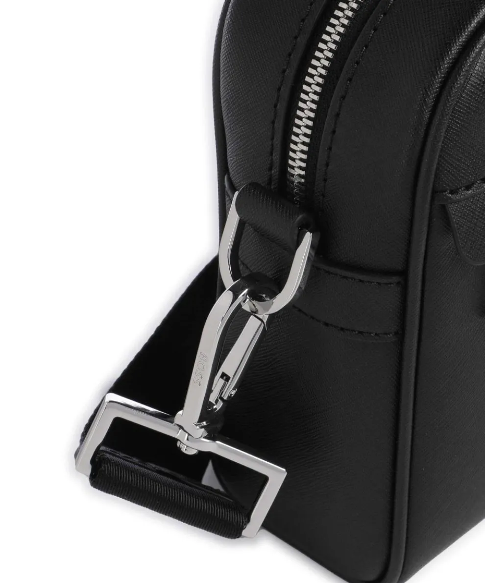 Zair Umhängetasche Lederimitat schwarz