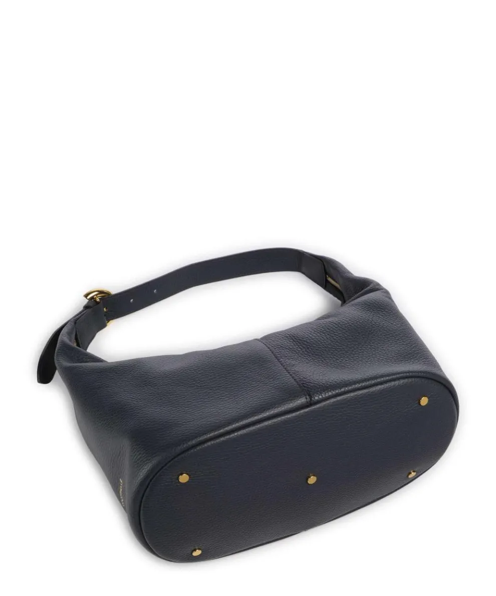 Fernanda Beuteltasche genarbtes Rindsleder navy