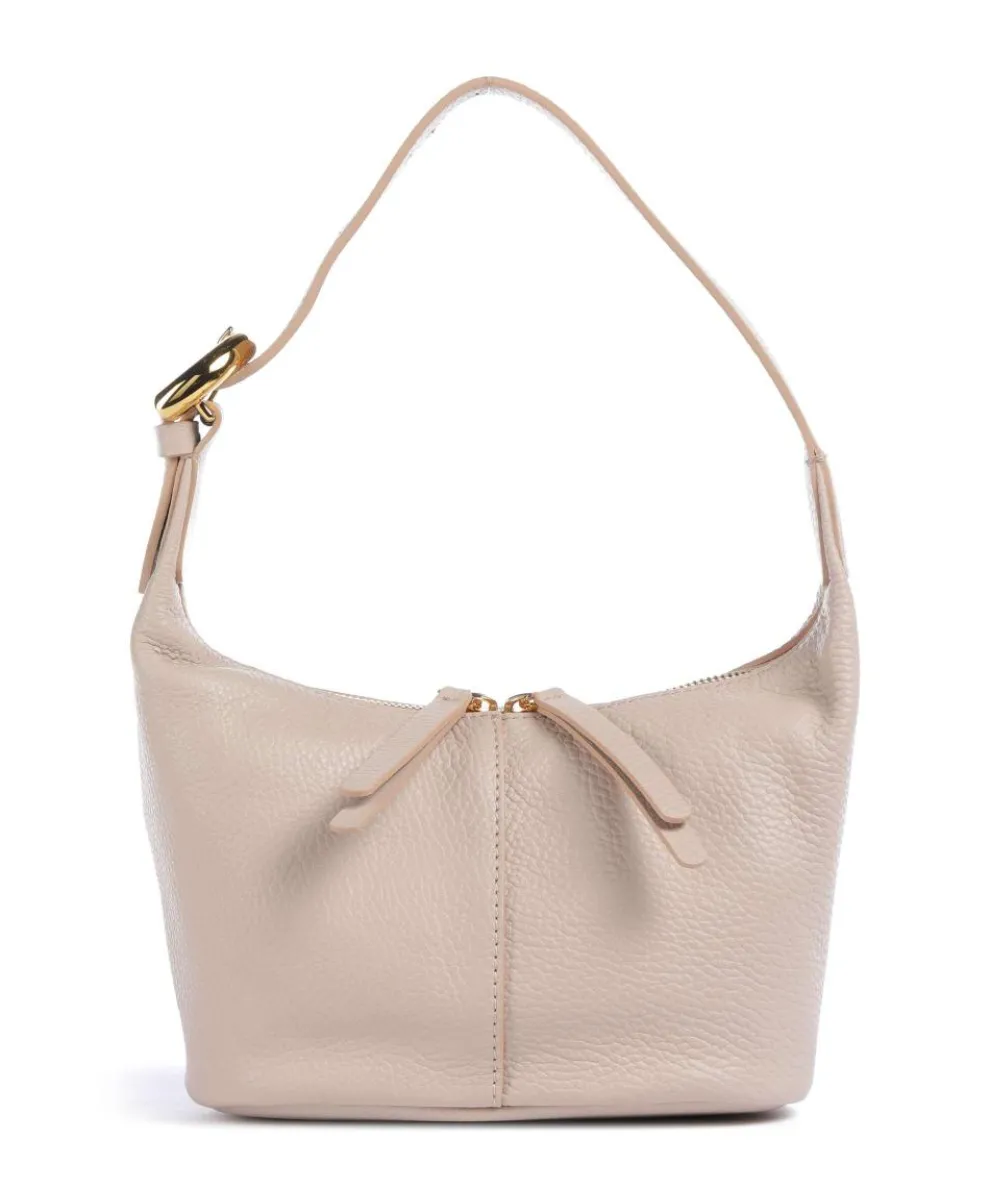 Fernanda Schultertasche genarbtes Leder altrosa