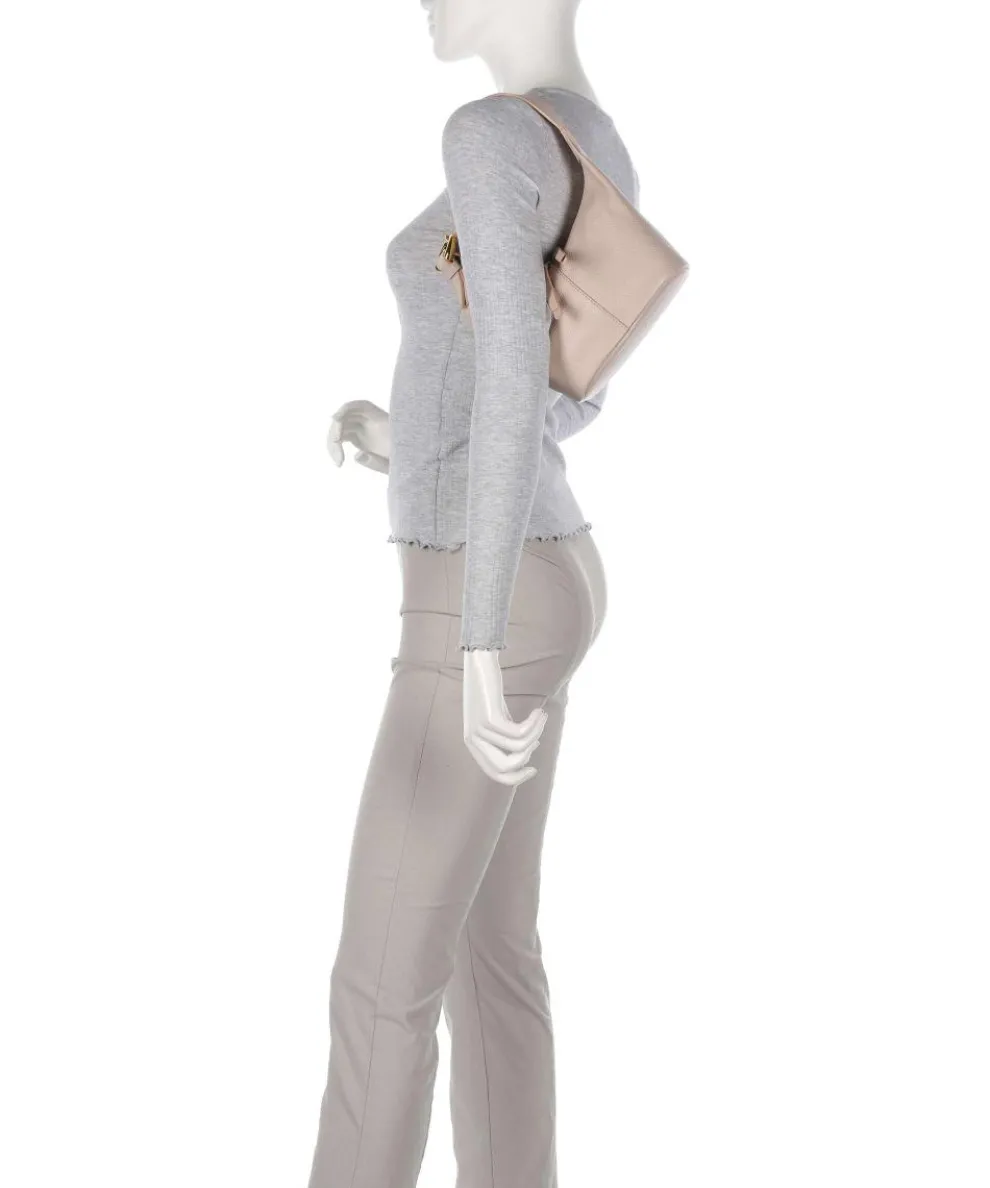 Fernanda Schultertasche genarbtes Leder altrosa