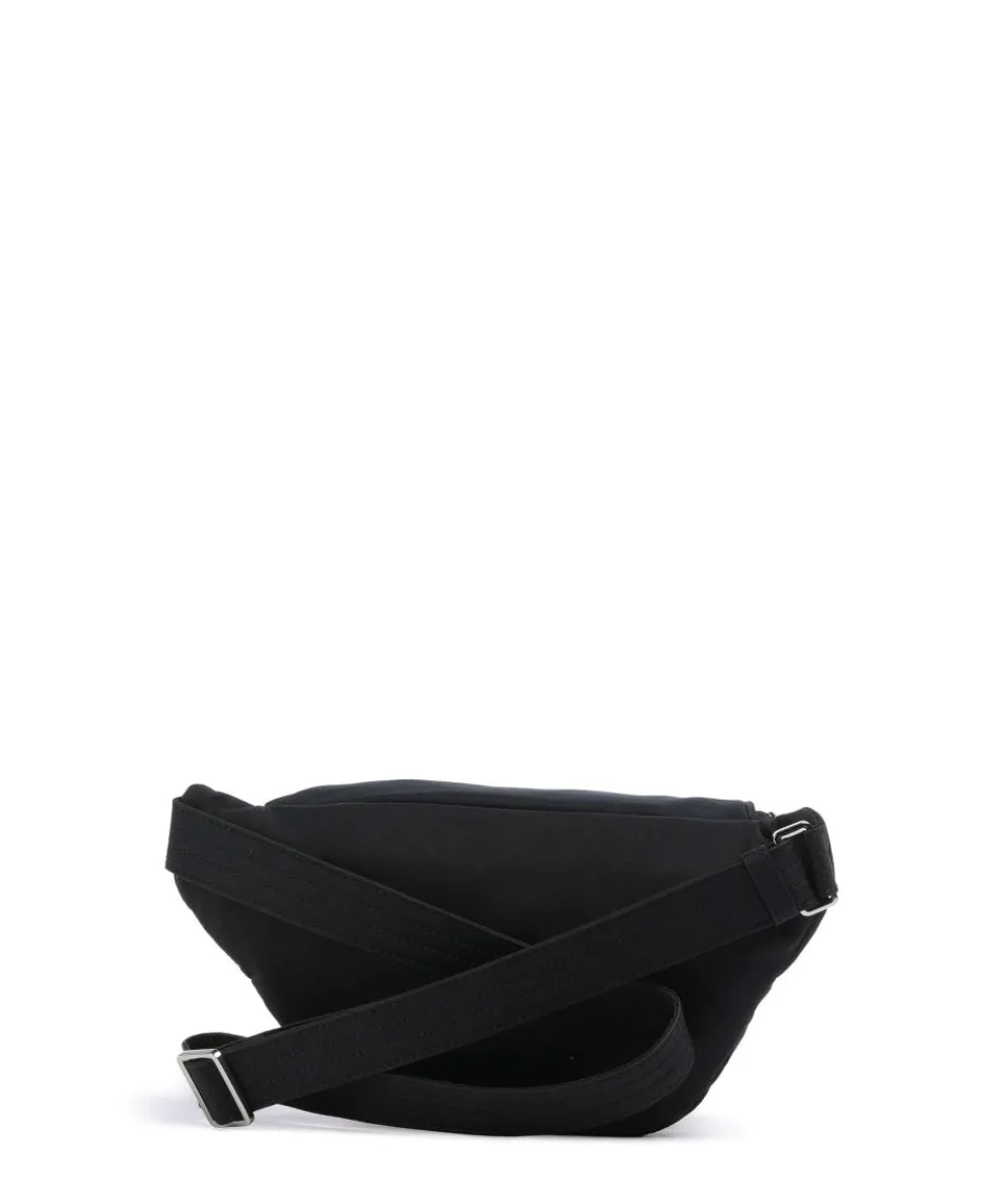 Lila Nylon M Gürteltasche Textil schwarz