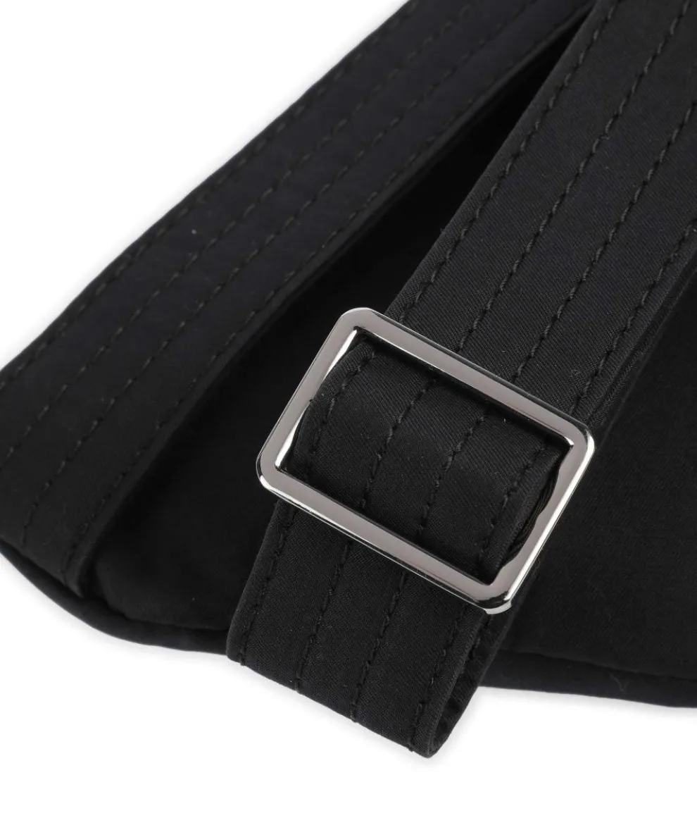 Lila Nylon M Gürteltasche Textil schwarz