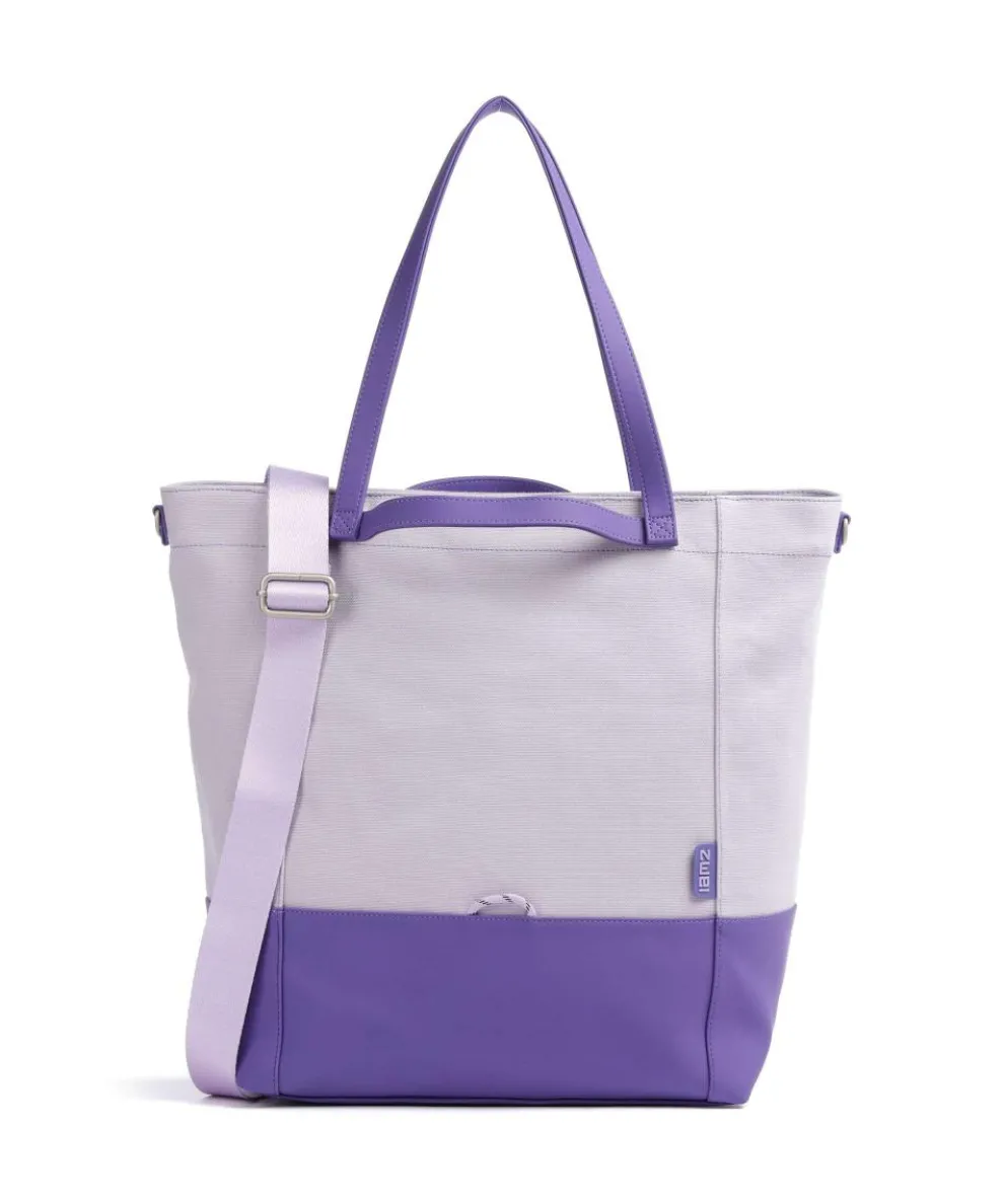 Fiorella FI200 Shopper Lederimitat, Canvas violett