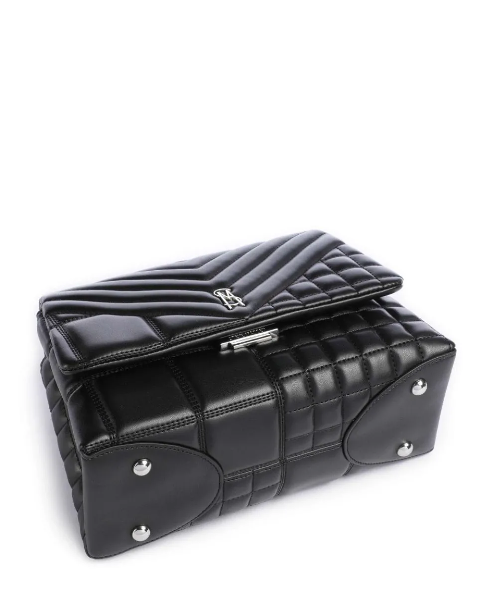 BVOLT-Q Schultertasche Lederimitat schwarz