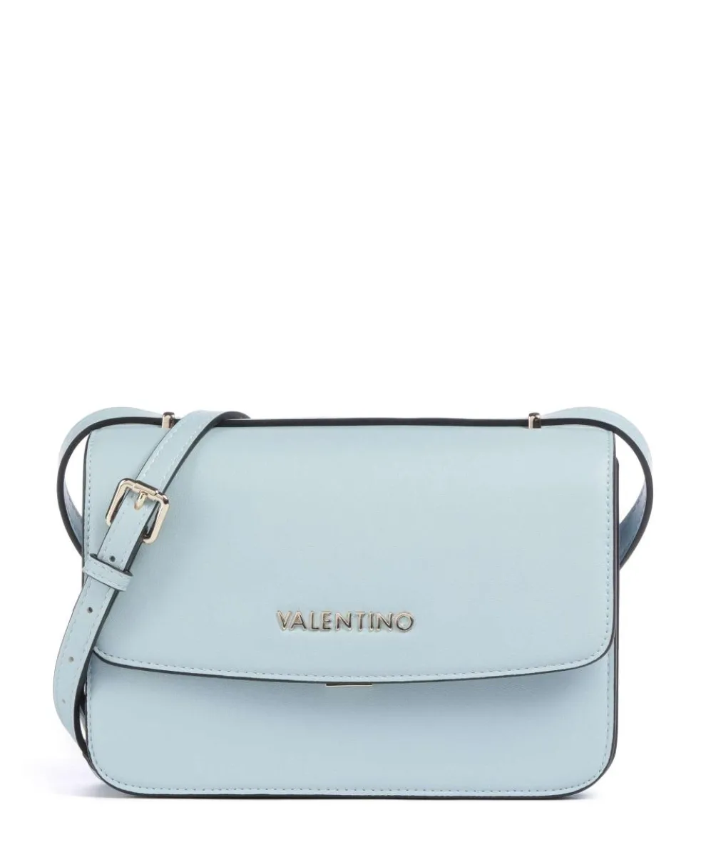 Flap Re Umhängetasche Lederimitat hellblau