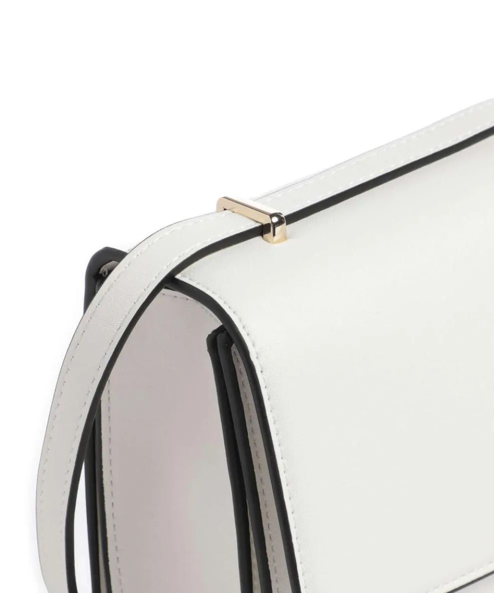 Flap Re Umhängetasche Lederimitat weiß