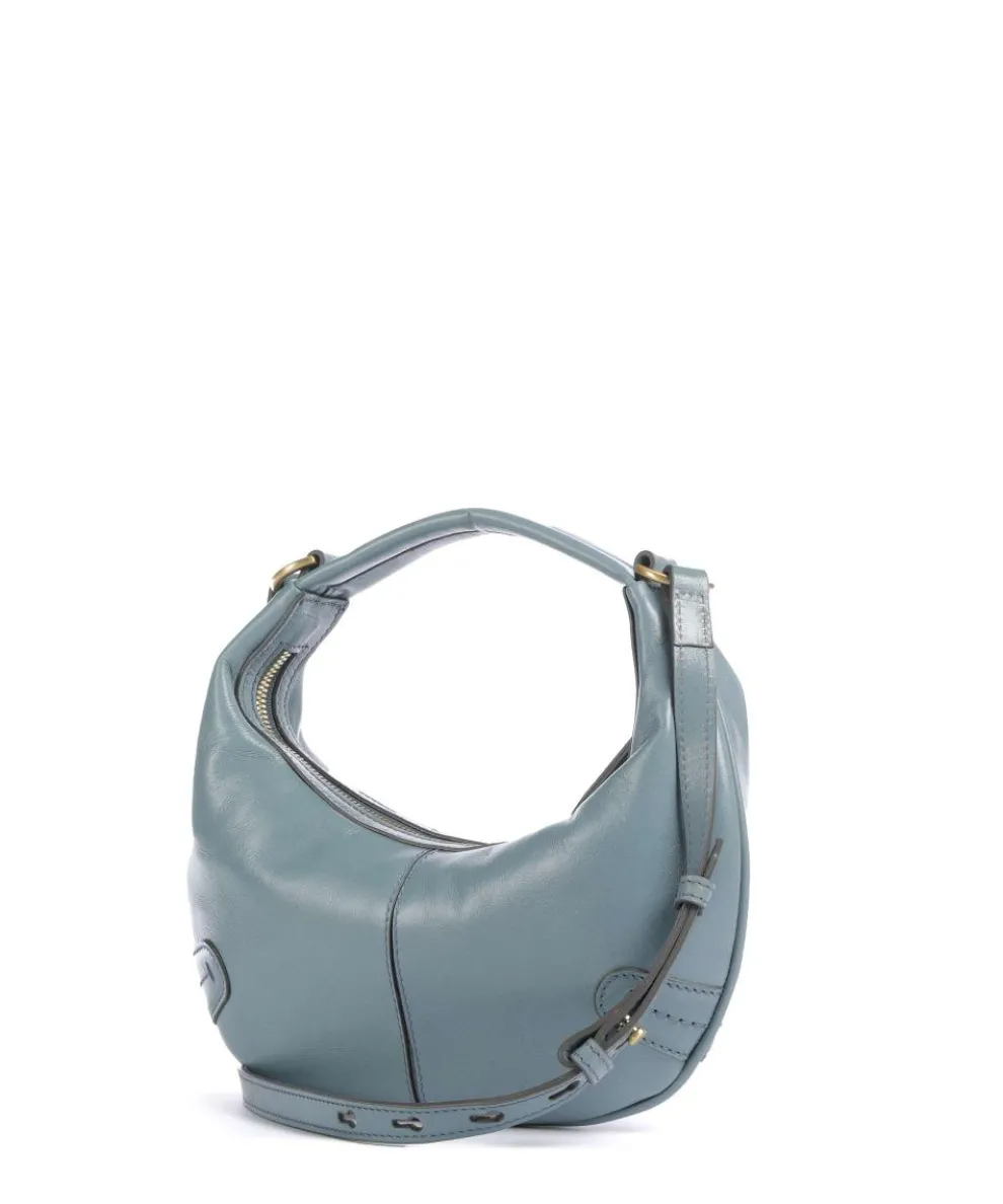 Flavia Umhängetasche fein genarbtes Rindsleder hellblau