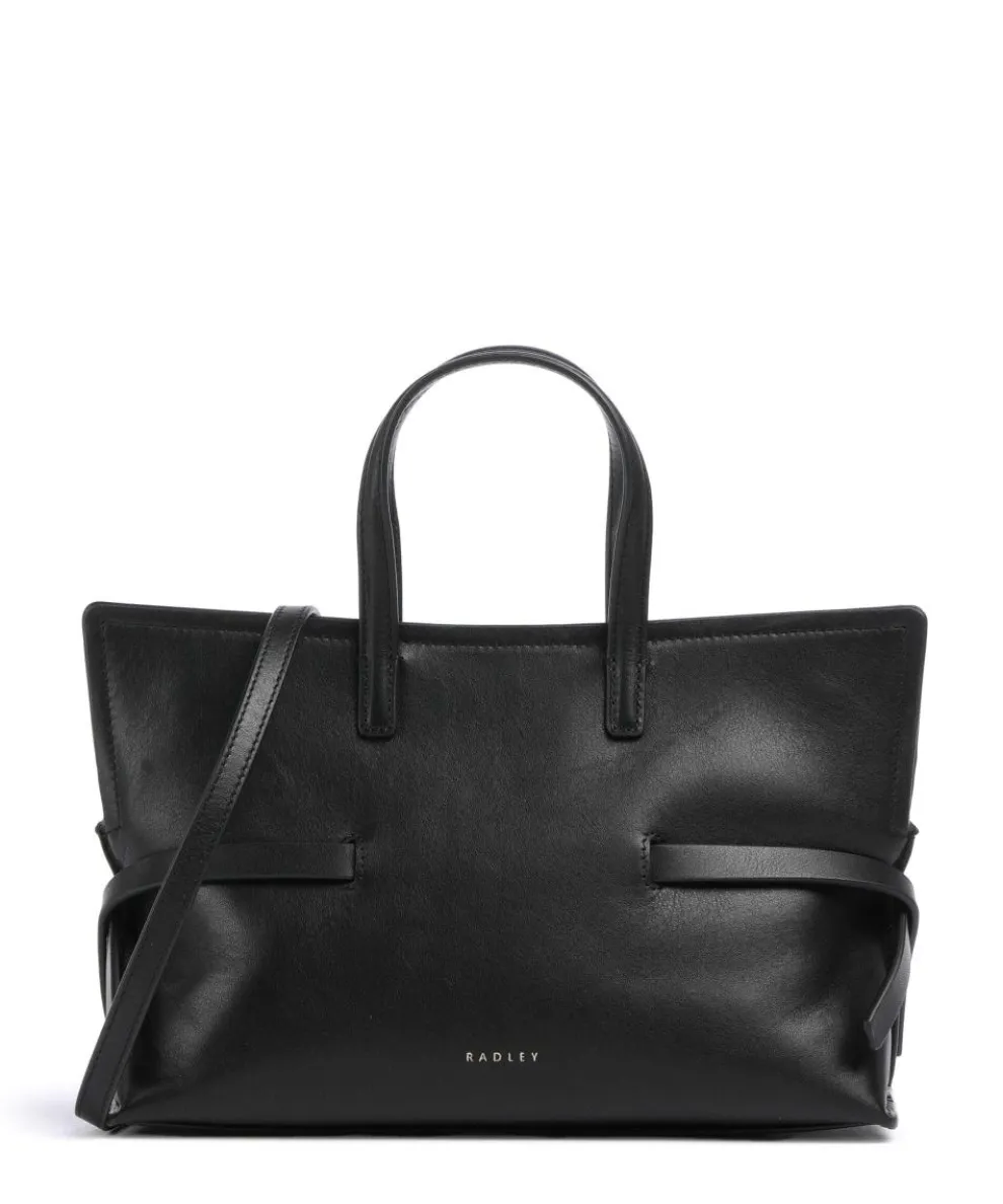 Fleet Street Handtasche fein genarbtes Rindsleder schwarz