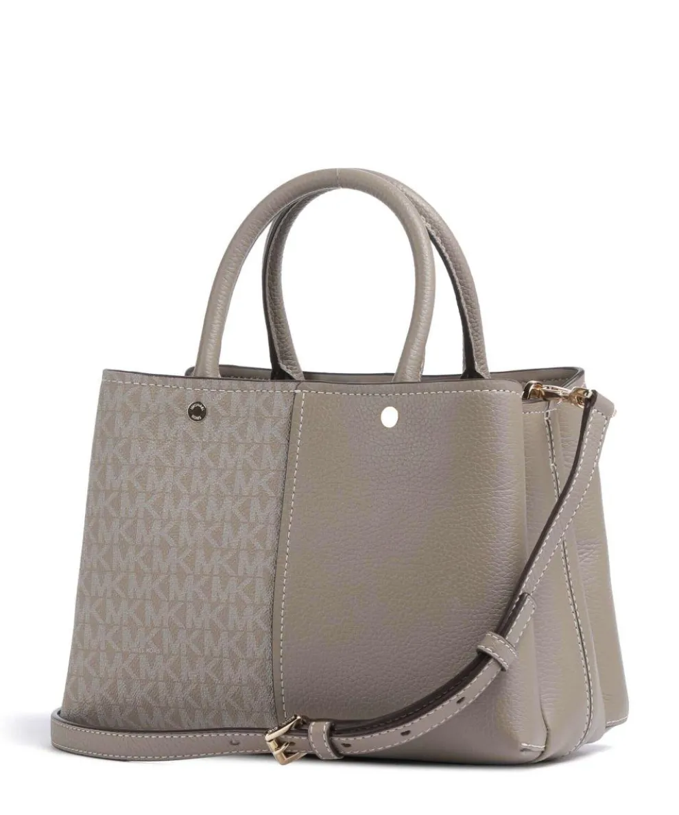 Flora Medium Handtasche Lederimitat taupe