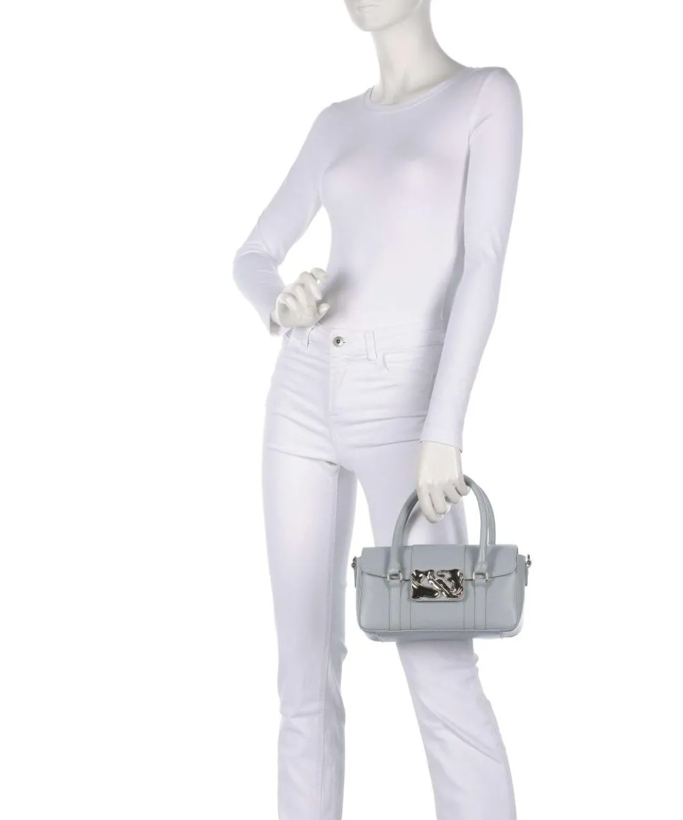 Florence Small Maggie Icon Handtasche Saffiano Leder blaugrau