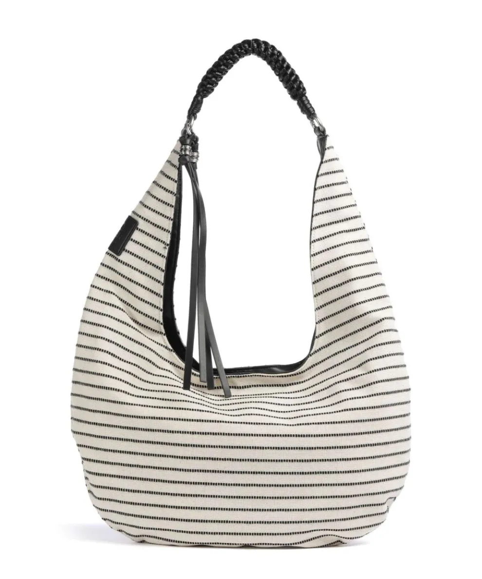 For Lovers Schultertasche Canvas natur/schwarz