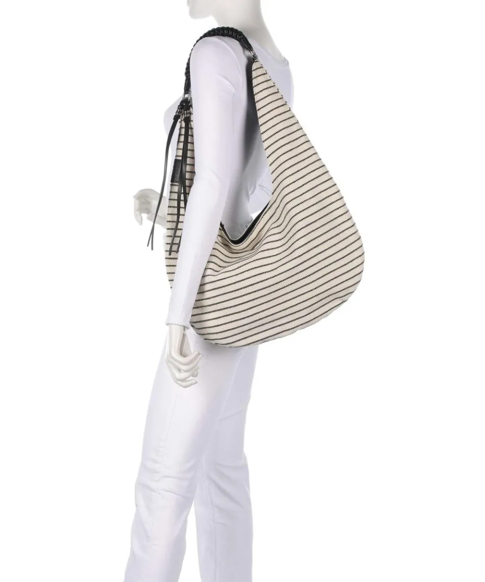 For Lovers Schultertasche Canvas natur/schwarz