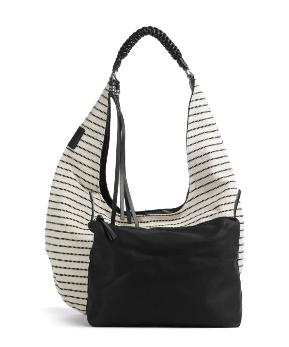 For Lovers Schultertasche Canvas natur/schwarz