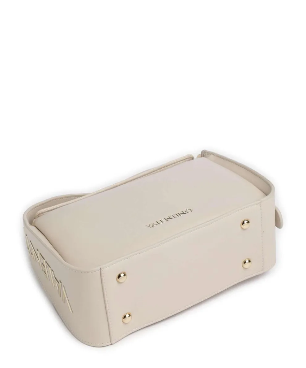 Fosca Re Schultertasche Lederimitat creme