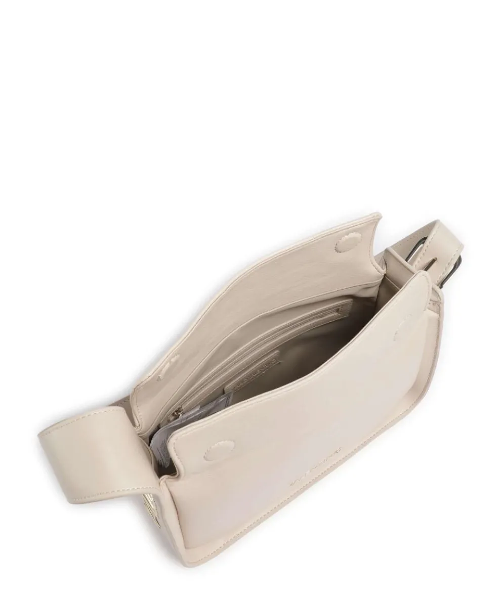 Fosca Re Schultertasche Lederimitat creme