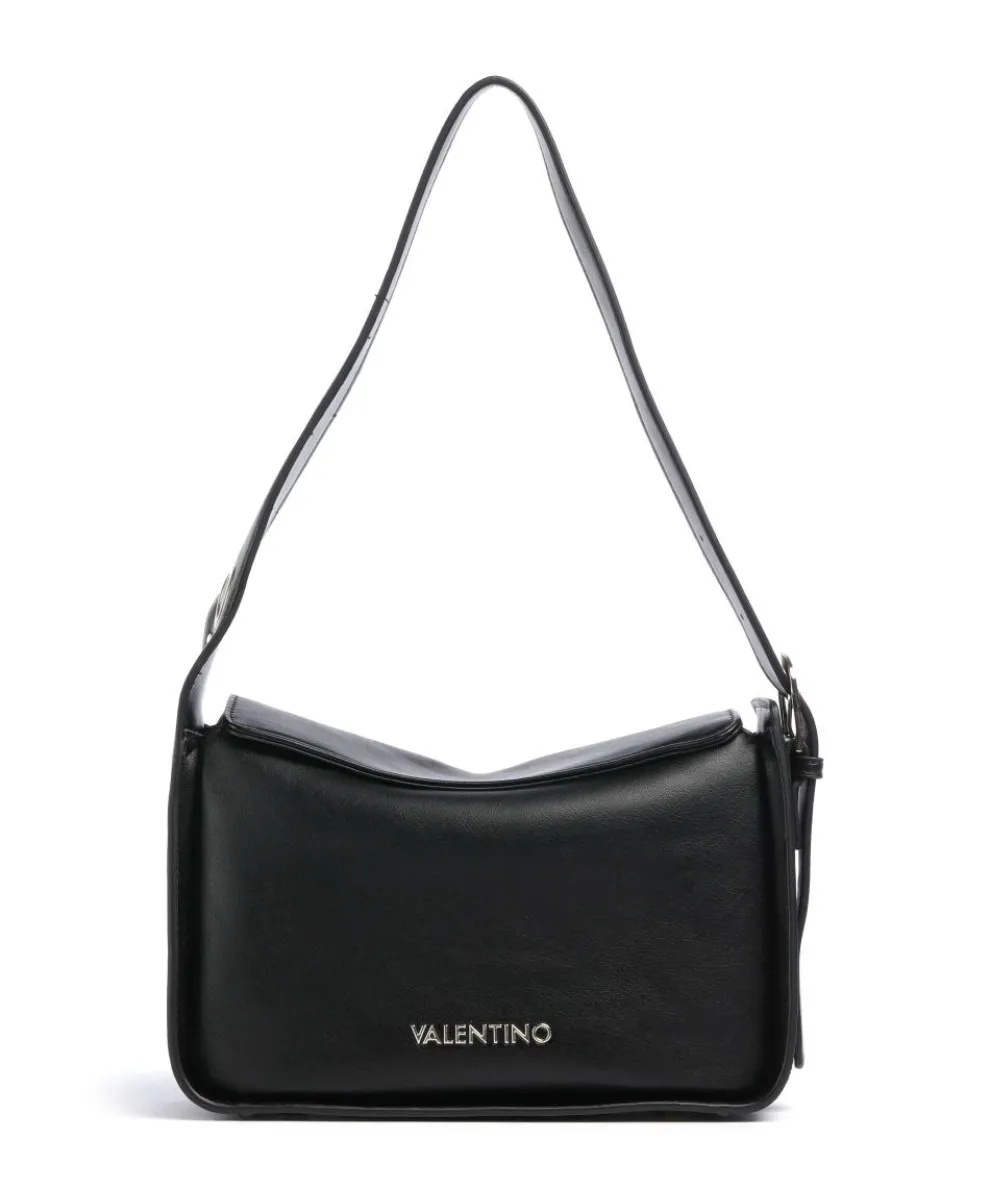 Fosca Re Schultertasche Lederimitat schwarz