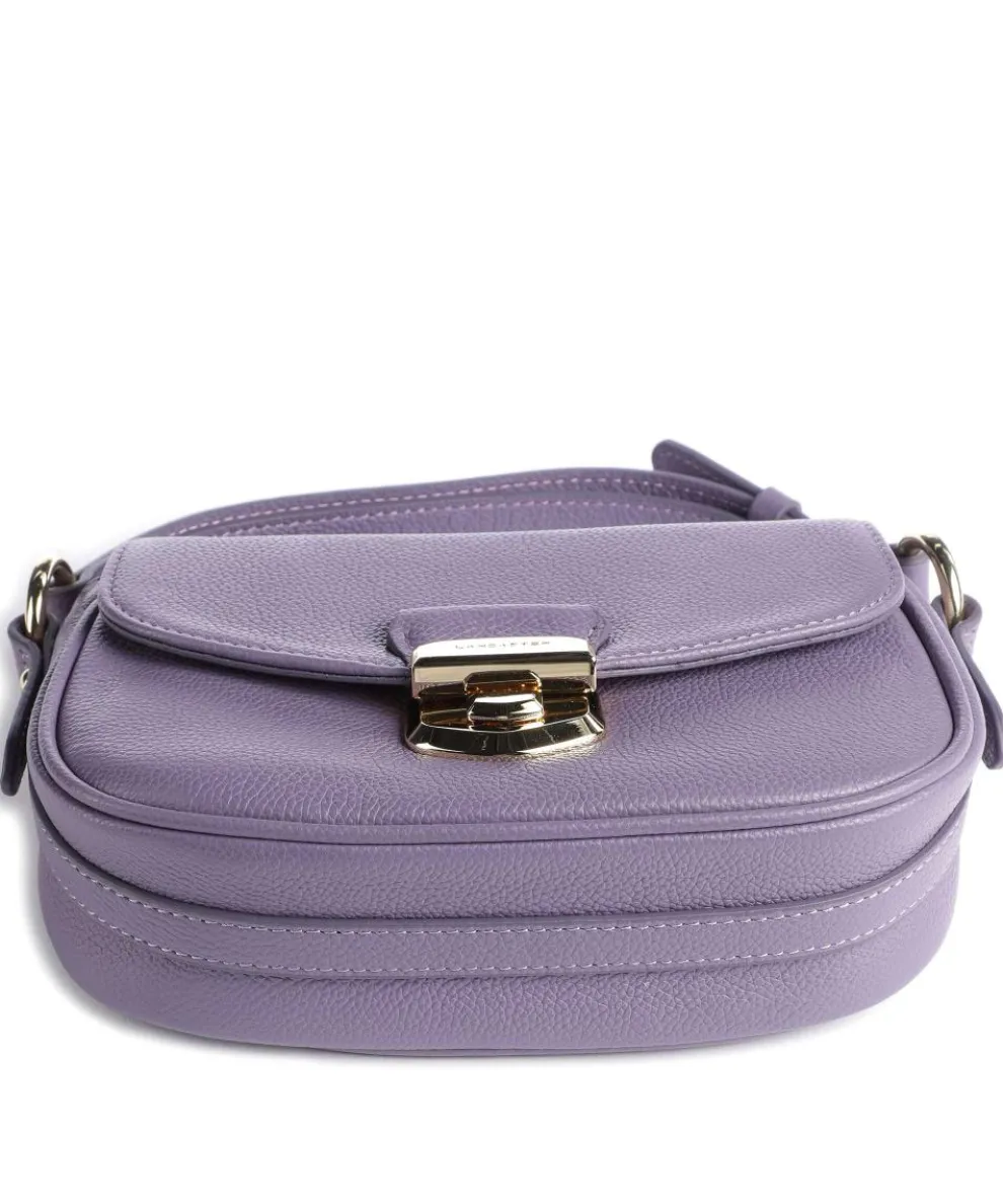 Foulonné Milano Umhängetasche genarbtes Rindsleder violett