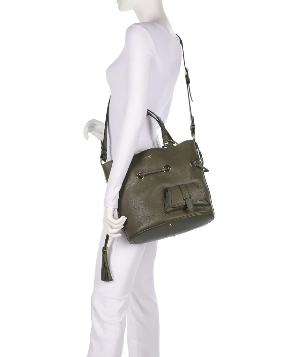 Premier Flirt M Bucket bag genarbtes Rindsleder khaki