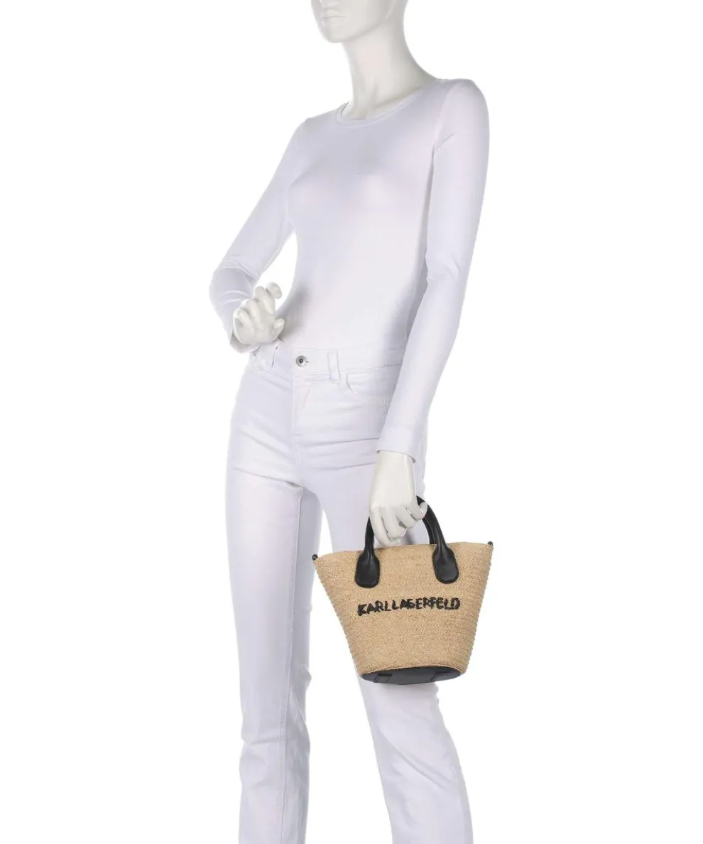 K/Essential Small Umhängetasche Bast natur/schwarz