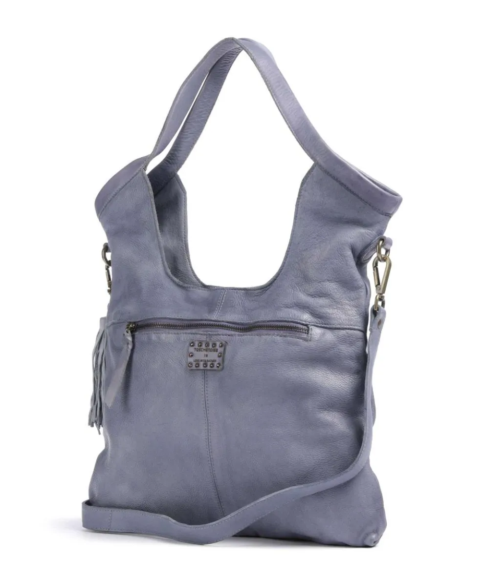 Freundgasse 2 Shopper genarbtes Leder lavendel