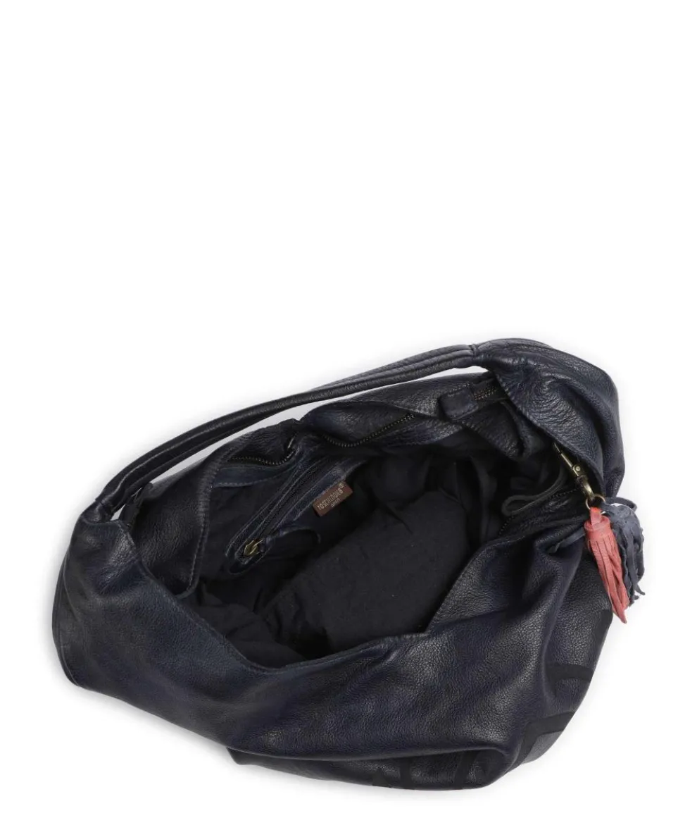 Freundgasse 1 Shopper genarbtes Leder navy