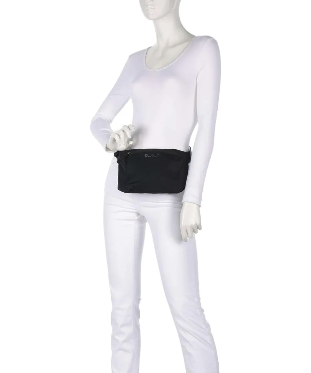 Freya L Gürteltasche recyceltes Polyamid schwarz