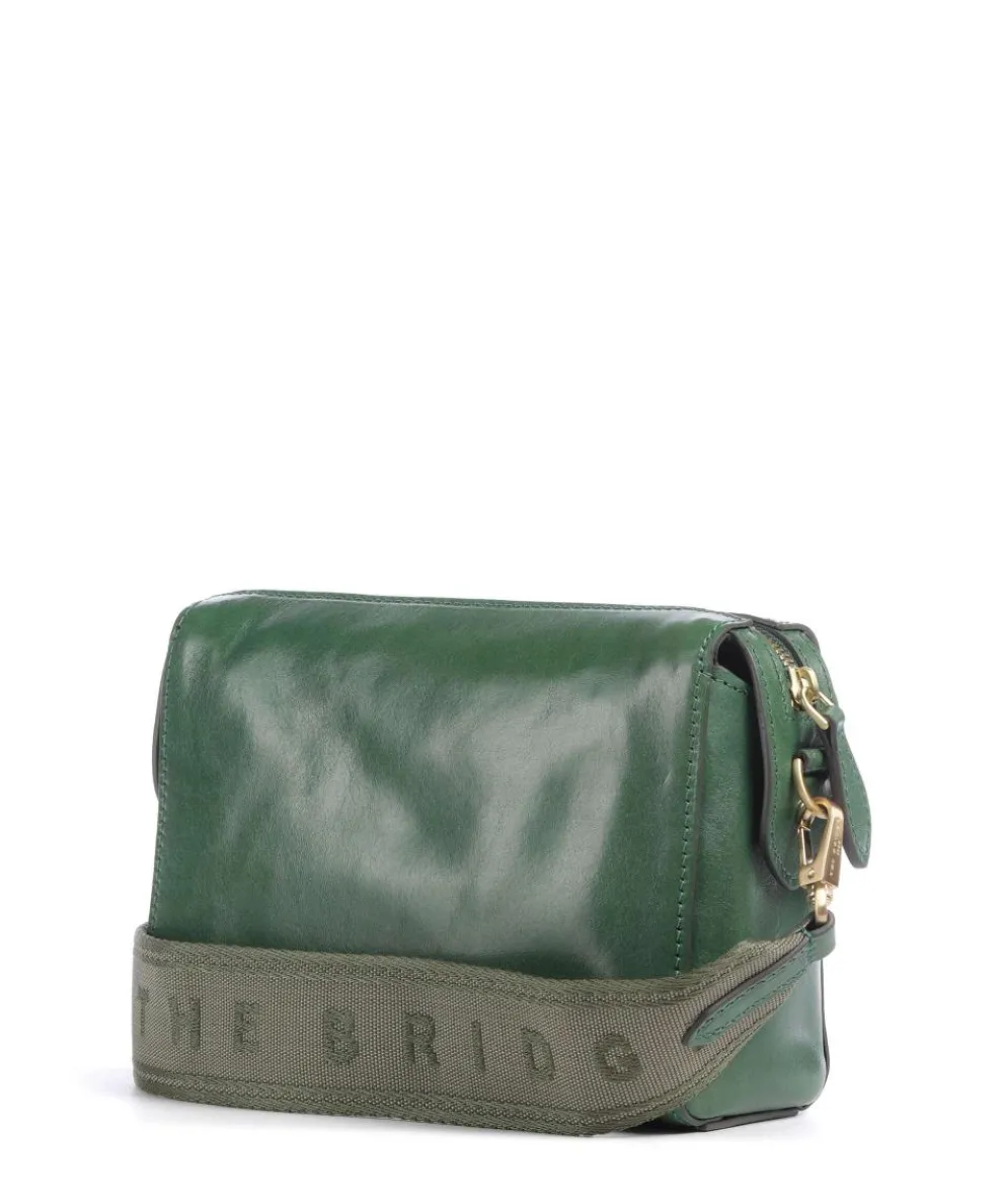Frida Umhängetasche fein genarbtes Rindsleder dunkelgrün