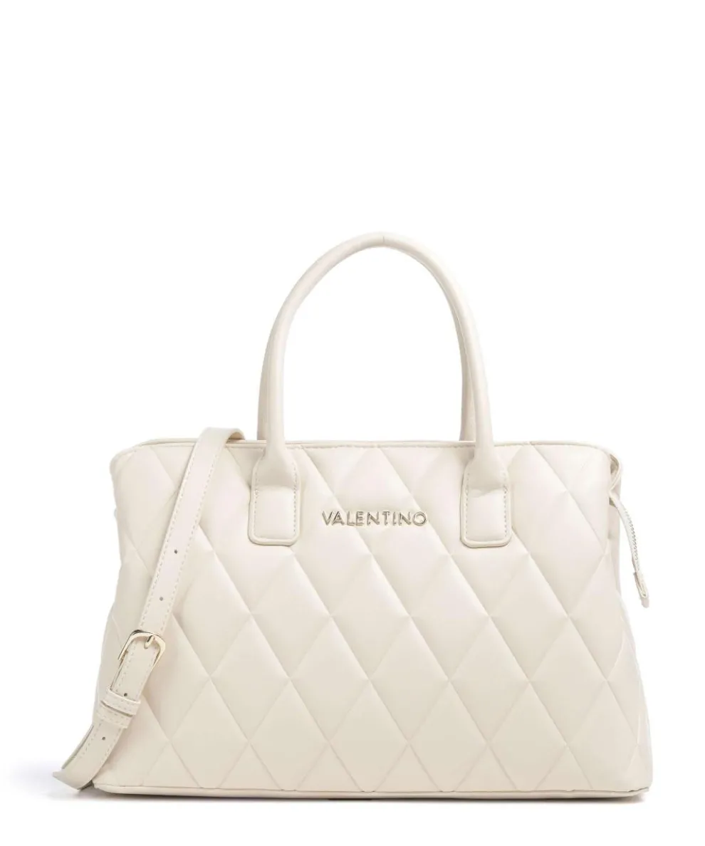 Frisia Handtasche Lederimitat creme