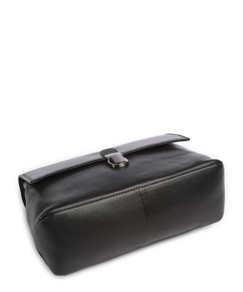 Novum Renata Umhängetasche Rindsleder schwarz