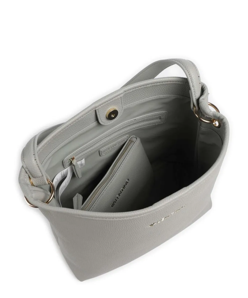 Futura Beuteltasche Lederimitat grau