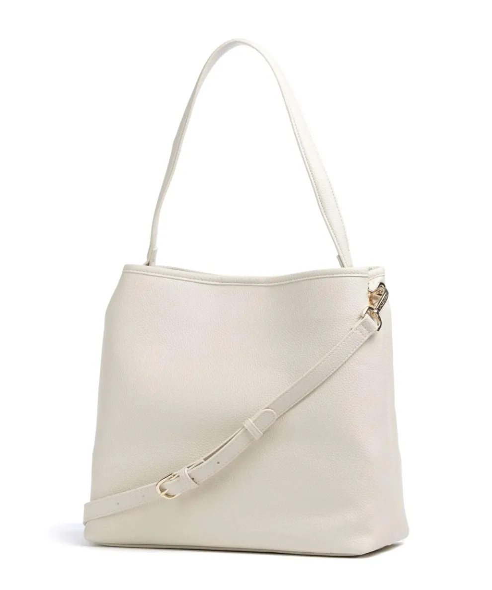 Futura Beuteltasche Lederimitat creme