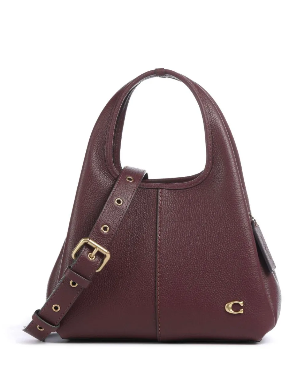 Lana 23 Handtasche genarbtes Leder wein